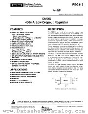 REG113-25 datasheet pdf Texas Instruments