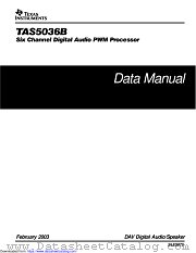 TAS5036B datasheet pdf Texas Instruments