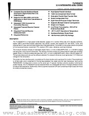 TLV320AD16 datasheet pdf Texas Instruments