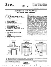 TPS78601 datasheet pdf Texas Instruments