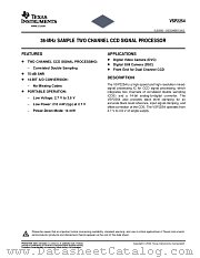 VSP2254 datasheet pdf Texas Instruments