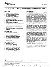 ADC11C170 datasheet pdf Texas Instruments