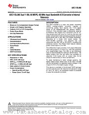 ADC11DL066 datasheet pdf Texas Instruments