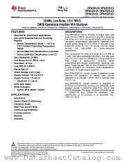 OPA2322A-Q1 datasheet pdf Texas Instruments