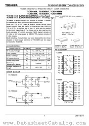 TC4050BF datasheet pdf TOSHIBA
