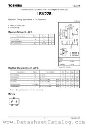 1SV228 datasheet pdf TOSHIBA