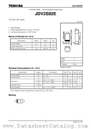 JDV2S02E datasheet pdf TOSHIBA