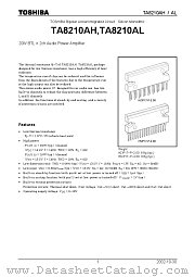 TA8210AL datasheet pdf TOSHIBA