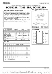 TC4512BFN datasheet pdf TOSHIBA