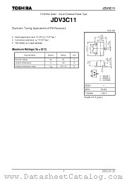 JDV3C11 datasheet pdf TOSHIBA