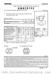 HN9C01FE datasheet pdf TOSHIBA