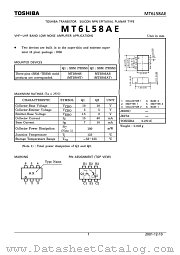 MT6L58AE datasheet pdf TOSHIBA