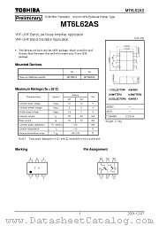 MT6L62AS datasheet pdf TOSHIBA