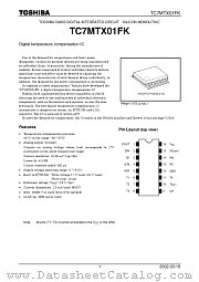 TC7MTX01FK datasheet pdf TOSHIBA