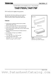 TA8176F datasheet pdf TOSHIBA