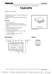 TA2015FN datasheet pdf TOSHIBA