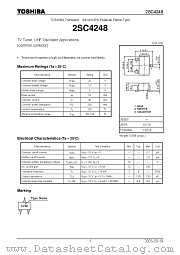 2SC4248 datasheet pdf TOSHIBA