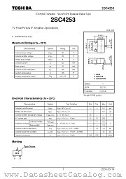 2SC4253 datasheet pdf TOSHIBA