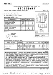 2SC5096FT datasheet pdf TOSHIBA