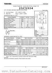 2SC5324 datasheet pdf TOSHIBA