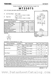 MT3S07S datasheet pdf TOSHIBA