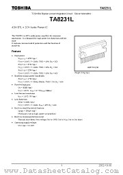 TA8231L datasheet pdf TOSHIBA