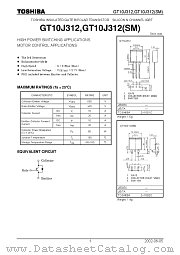 GT10J312(SM) datasheet pdf TOSHIBA