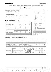 GT20G101 datasheet pdf TOSHIBA