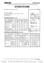 GT20G101(SM) datasheet pdf TOSHIBA
