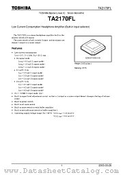 TA2170FL datasheet pdf TOSHIBA