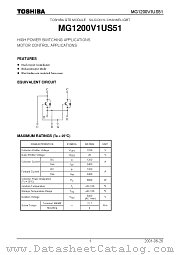 MG1200V1US51 datasheet pdf TOSHIBA
