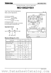 MG150Q2YS51 datasheet pdf TOSHIBA