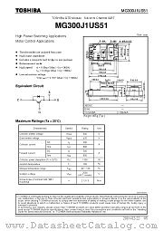MG300J1US51 datasheet pdf TOSHIBA