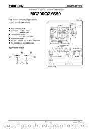 MG300Q2YS50 datasheet pdf TOSHIBA
