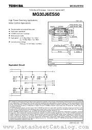 MG30J6ES50 datasheet pdf TOSHIBA
