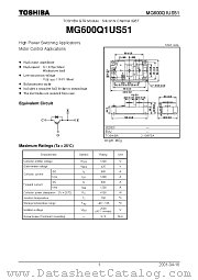 MG600Q1US51 datasheet pdf TOSHIBA