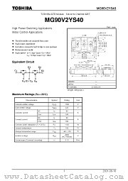 MG90V2YS40 datasheet pdf TOSHIBA