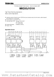 MIG50J101H datasheet pdf TOSHIBA