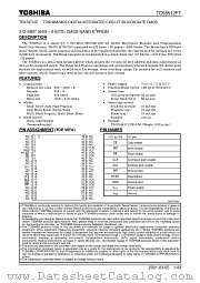 TC58512FT datasheet pdf TOSHIBA