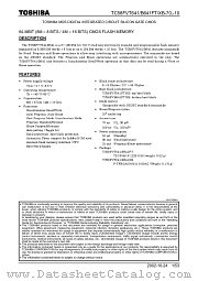 TC58FVB641FT-10 datasheet pdf TOSHIBA