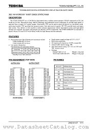 TC55V16256J-15 datasheet pdf TOSHIBA