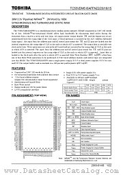 TC55VDM518AFFN15 datasheet pdf TOSHIBA