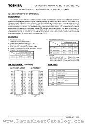 TC554001AF-10 datasheet pdf TOSHIBA