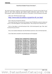 TMP86C847 datasheet pdf TOSHIBA