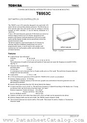 T6963C datasheet pdf TOSHIBA