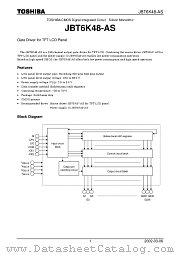 JBT6K48-AS datasheet pdf TOSHIBA