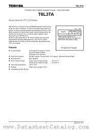 T6L37A datasheet pdf TOSHIBA