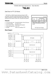 T6L60 datasheet pdf TOSHIBA
