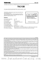 T6C13B datasheet pdf TOSHIBA