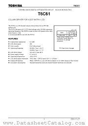 T6C61 datasheet pdf TOSHIBA